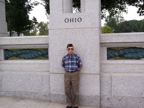 Lawrence at the WWII Memorial DC